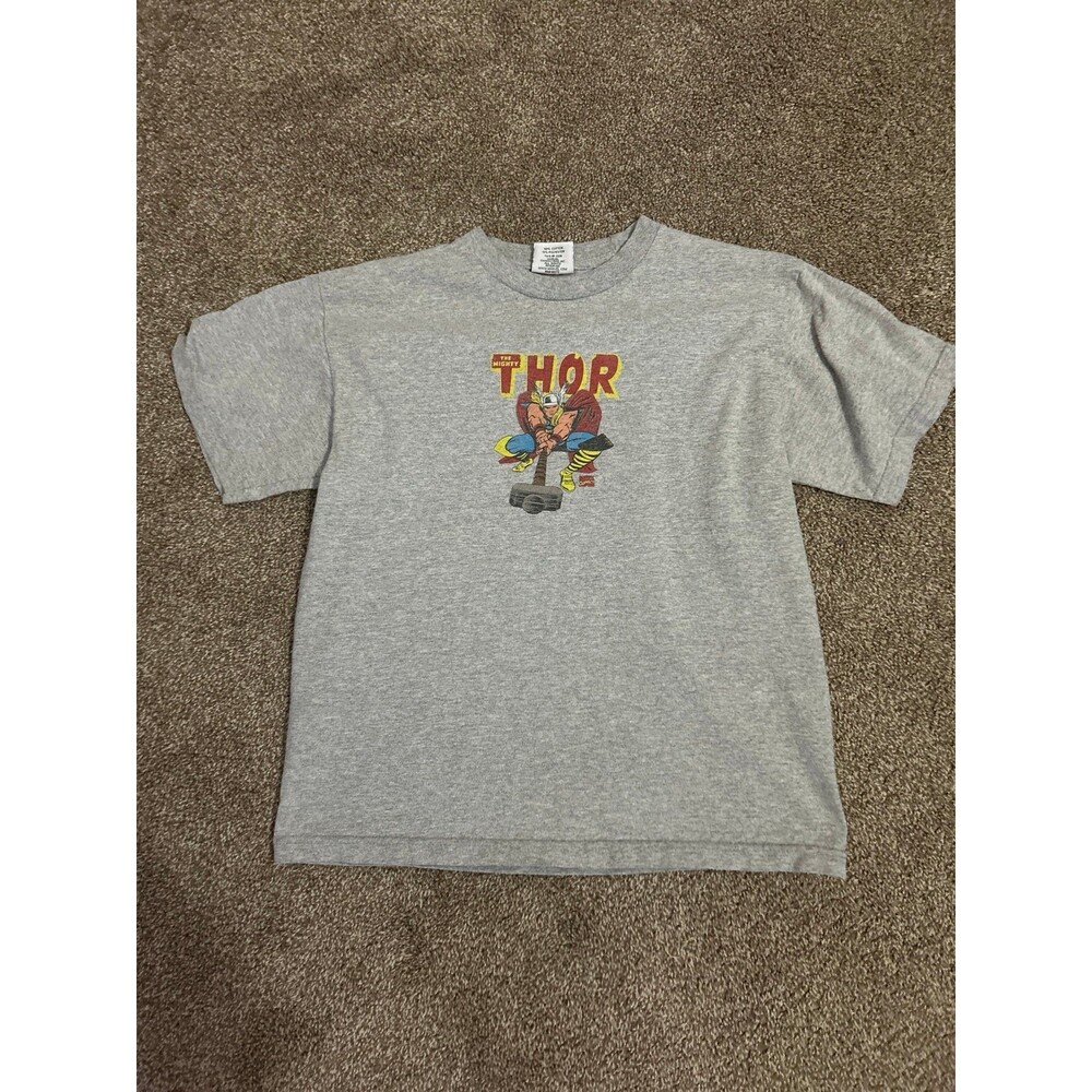 Marvel Comics Classic Avengers Shirt SMALL White Thor Hulk